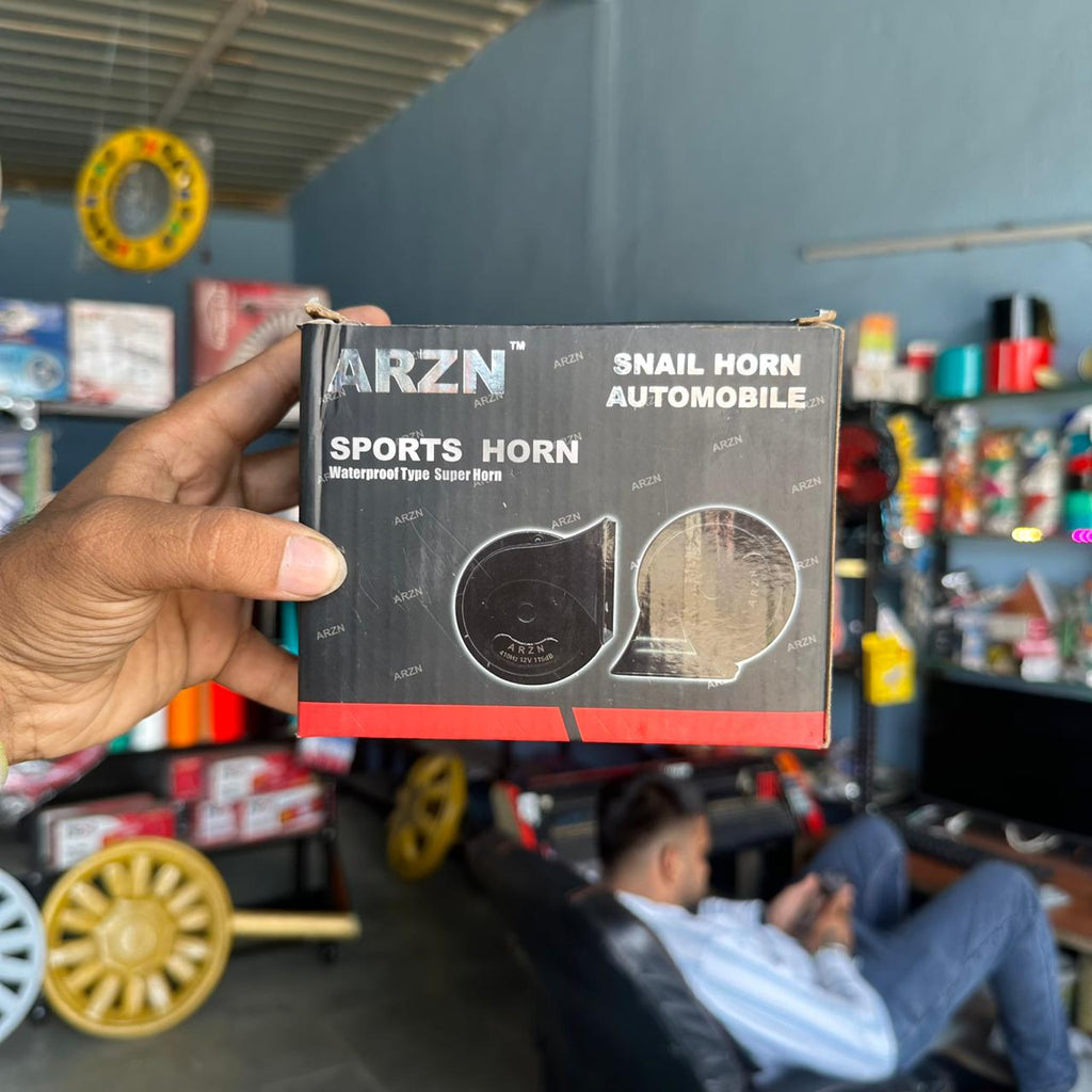 ARZN SNAIL HORN 2pc ( 12v)  Set Loud Sound Best Quality